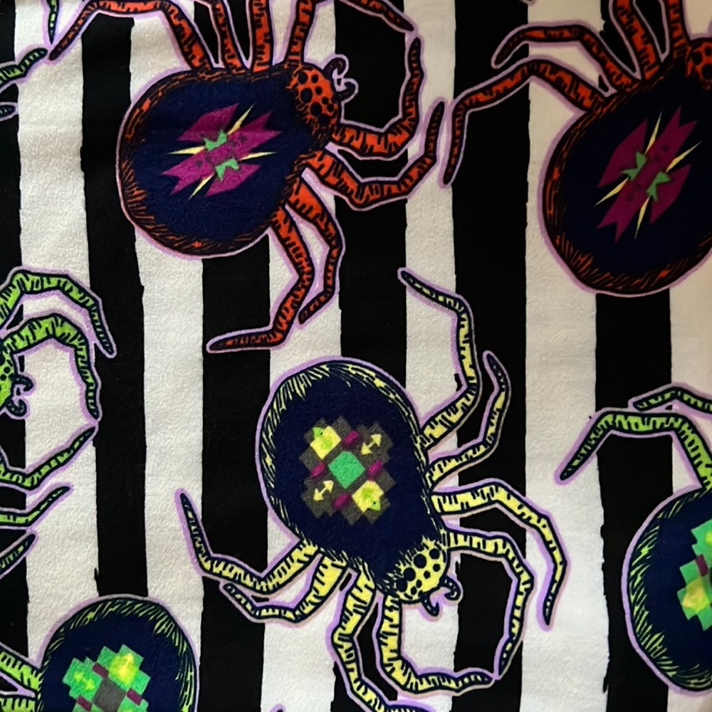 Lularoe Halloween digital spiders tall and curvy